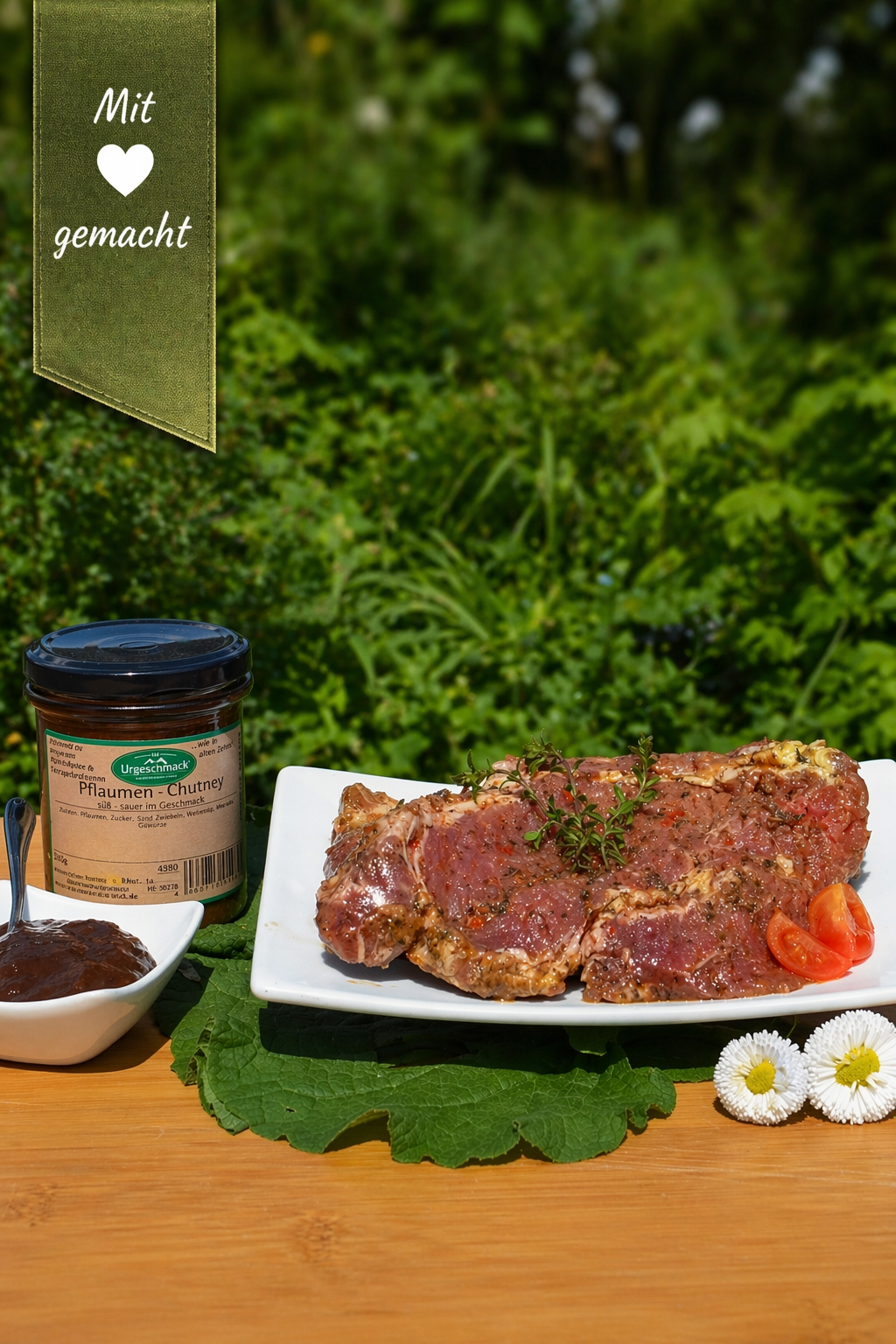Grillsteaks - Kräuter-Knoblauch-Himbeere -2er Pck