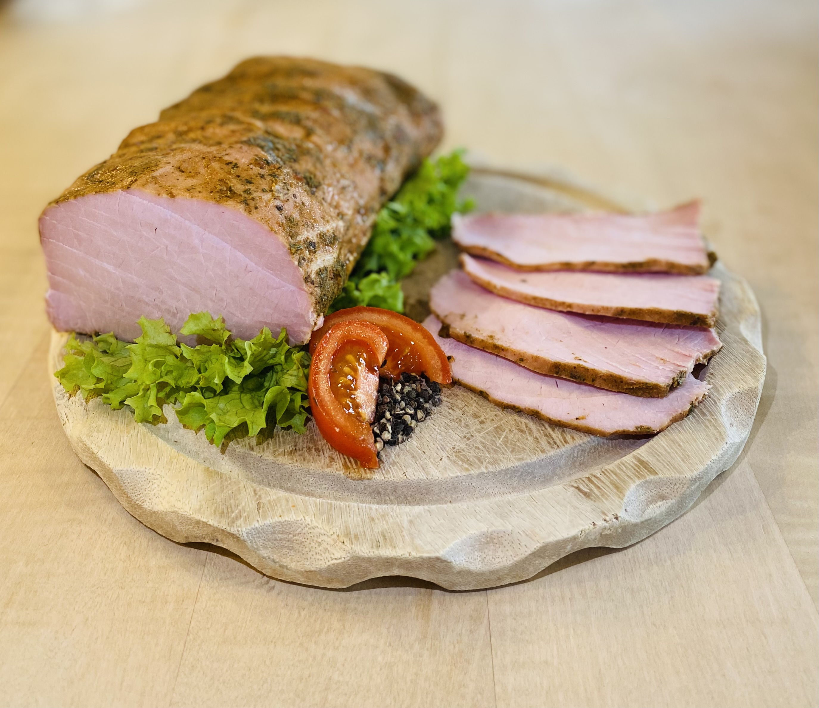 Kochschinken im Gewürzmantel * 100g Kochschinken im Gewürzmantel * 100g