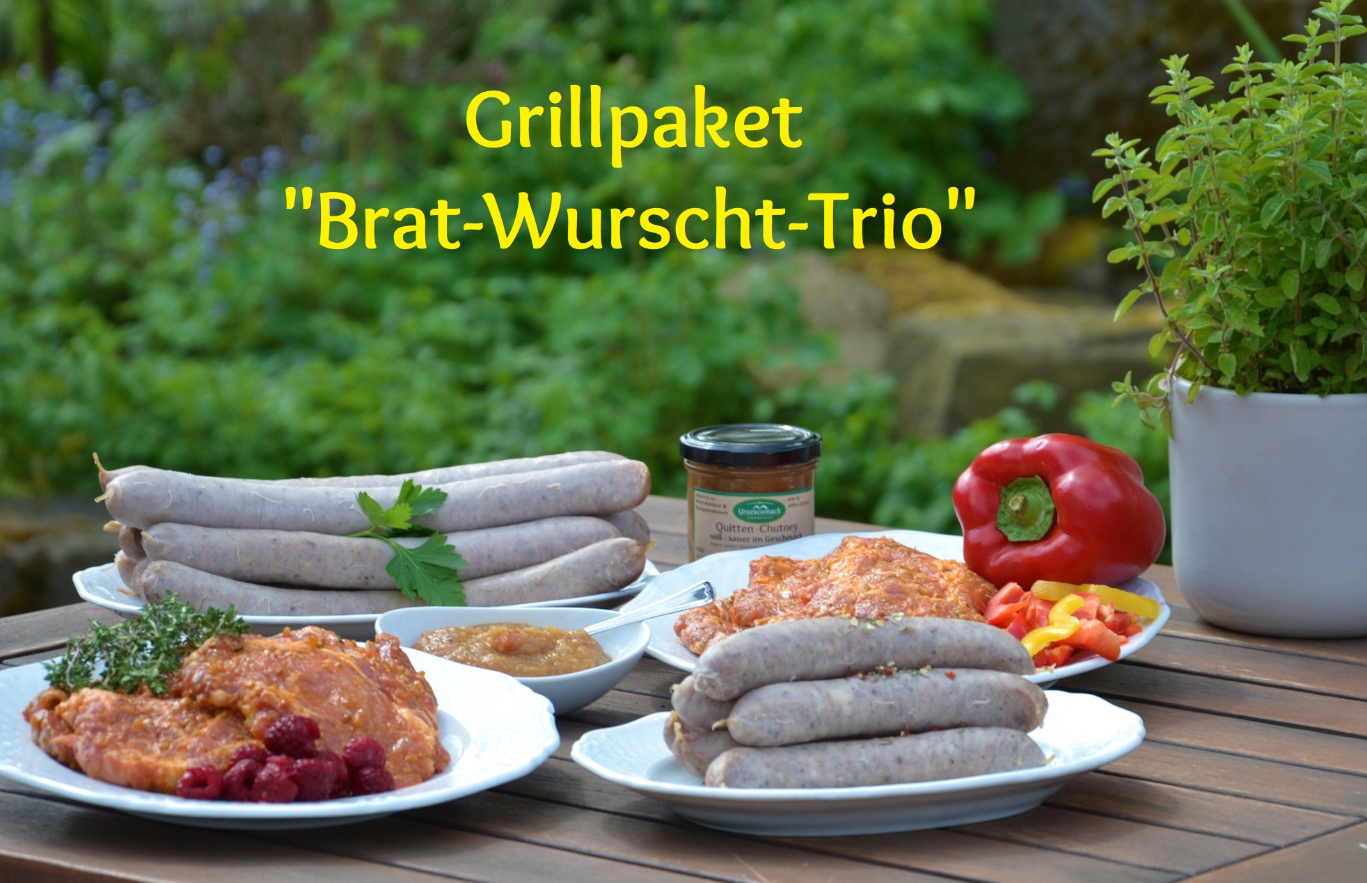 Brat-Wurscht-Trio * Grillpaket