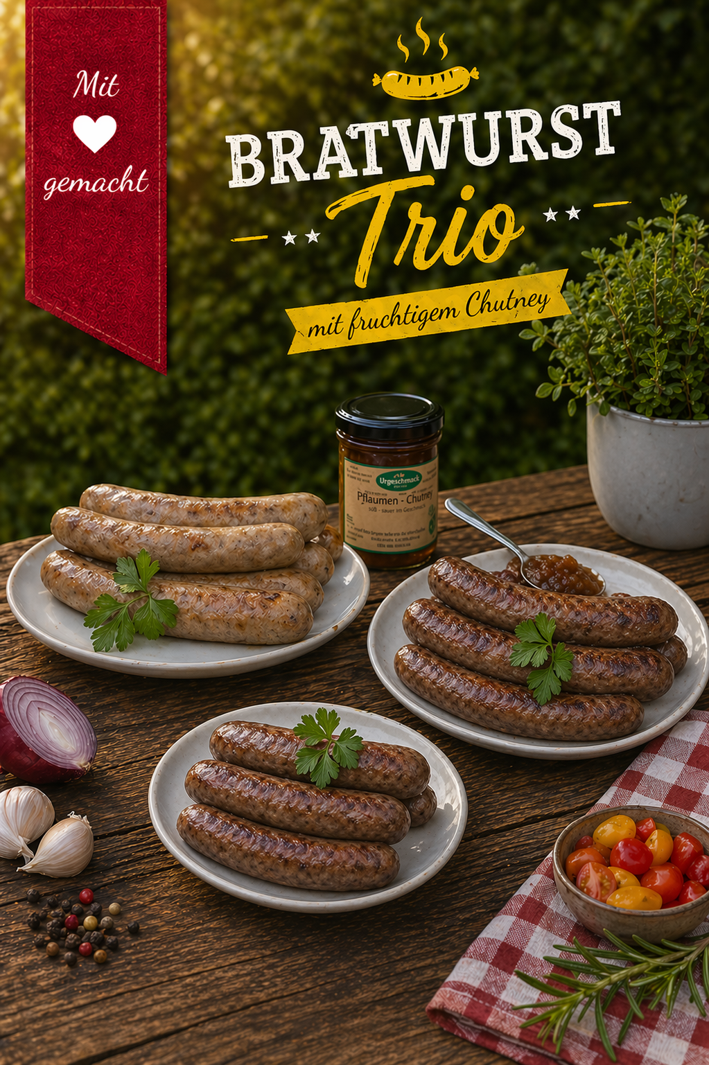 Brat-Wurscht-Trio * Grillpaket