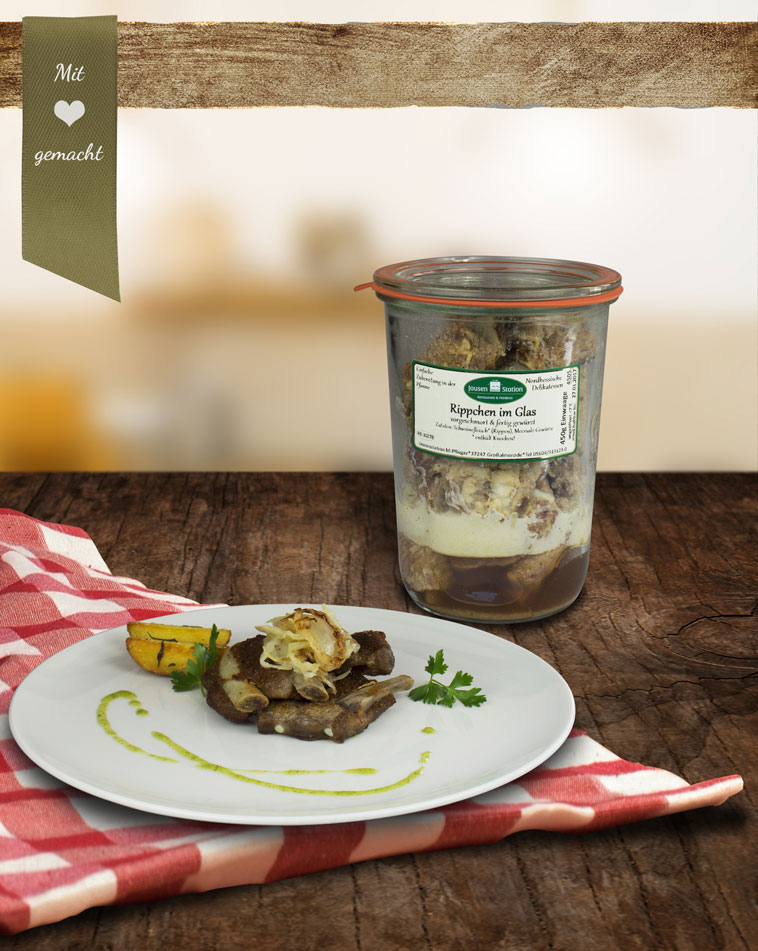 Geschmorte Rippchen Geschmorte Rippchen