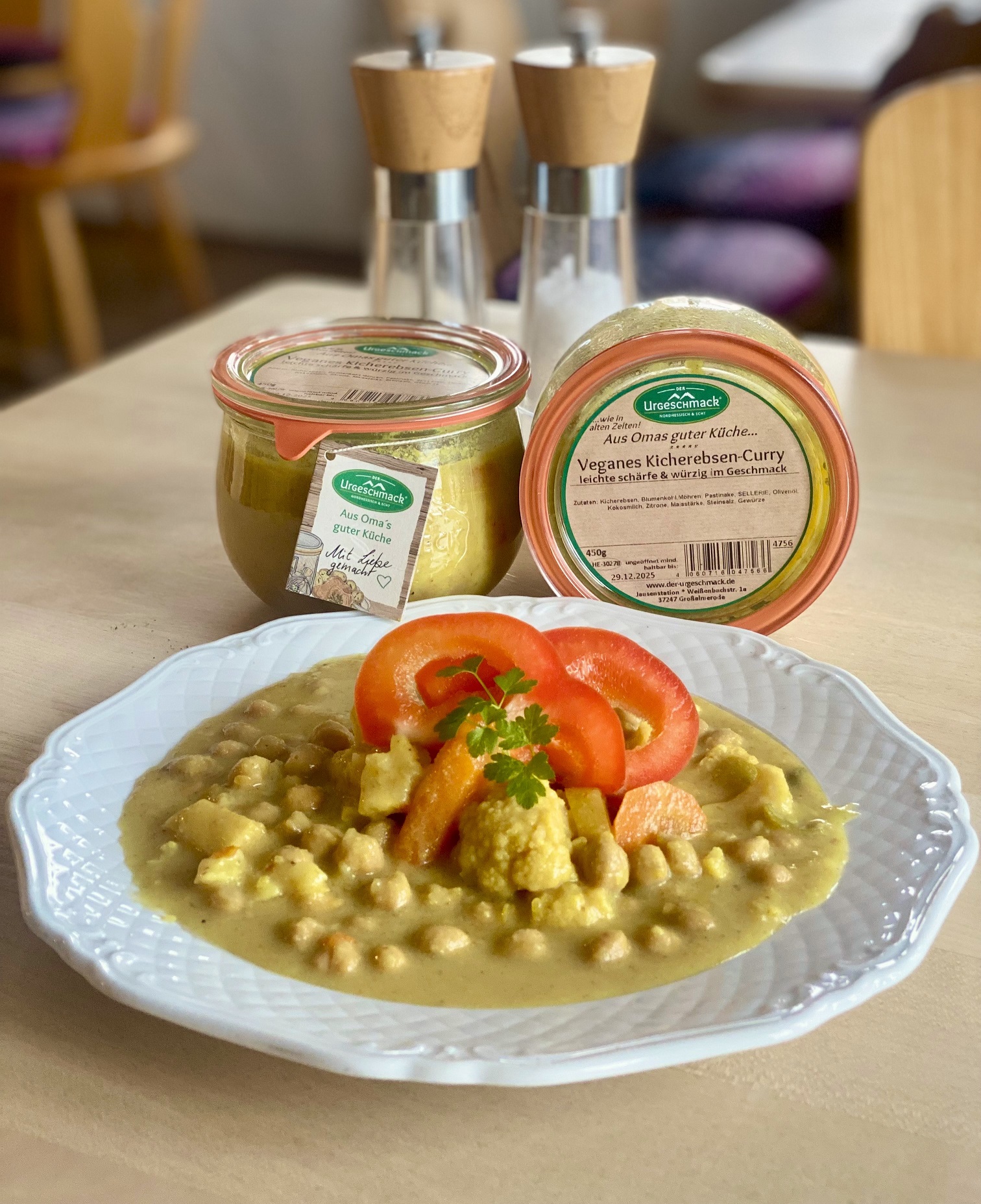 Veganes Kichererbsen-Curry Veganes Kichererbsen-Curry