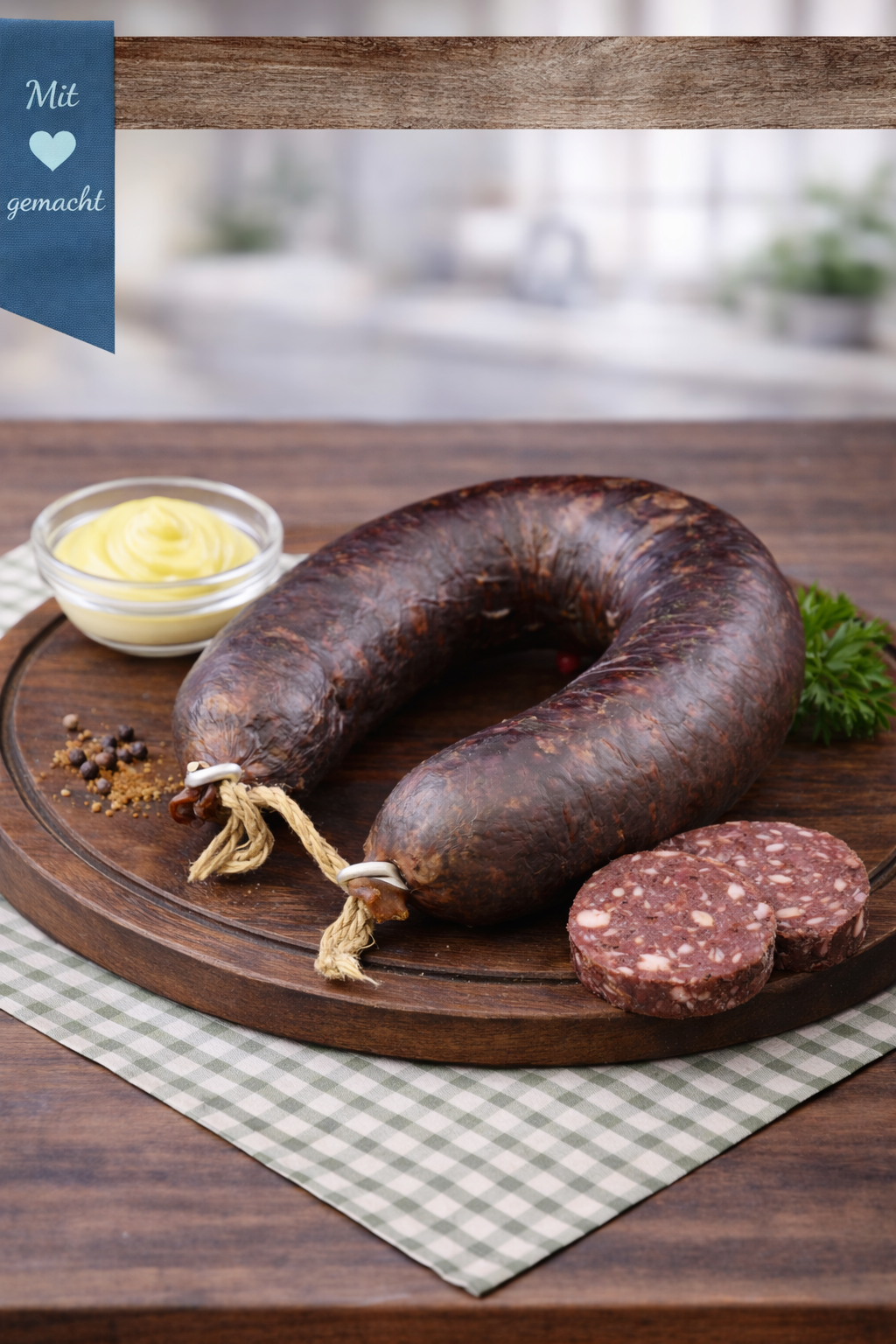 Blutwurst im Ring * mittelfein