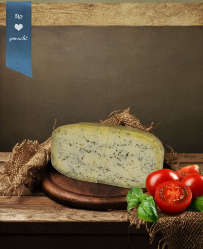 Meißner-Gebirgskäse * Tomate/Kräuter/ Bockshornklee * 160g Meißner-Gebirgskäse * Tomate/Kräuter/ Bockshornklee * 160g