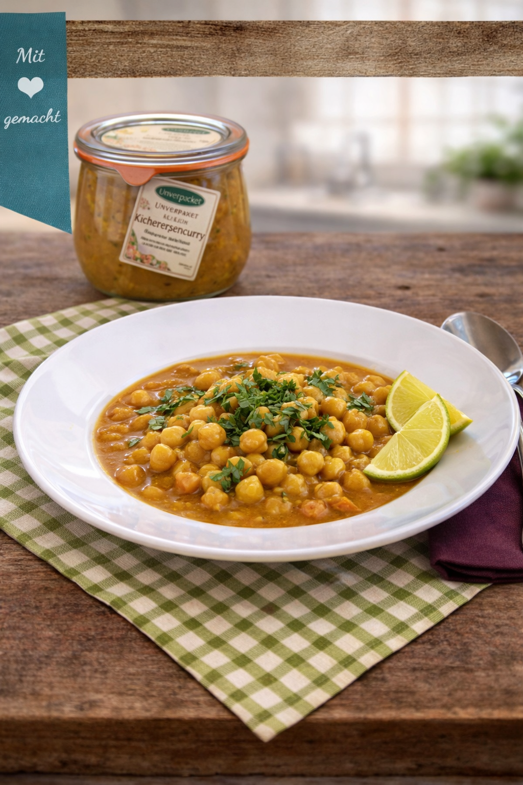 Veganes Kichererbsen-Curry