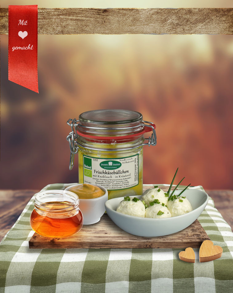 Frischkäsebällchen *Honig-Senf* Frischkäsebällchen *Honig-Senf*