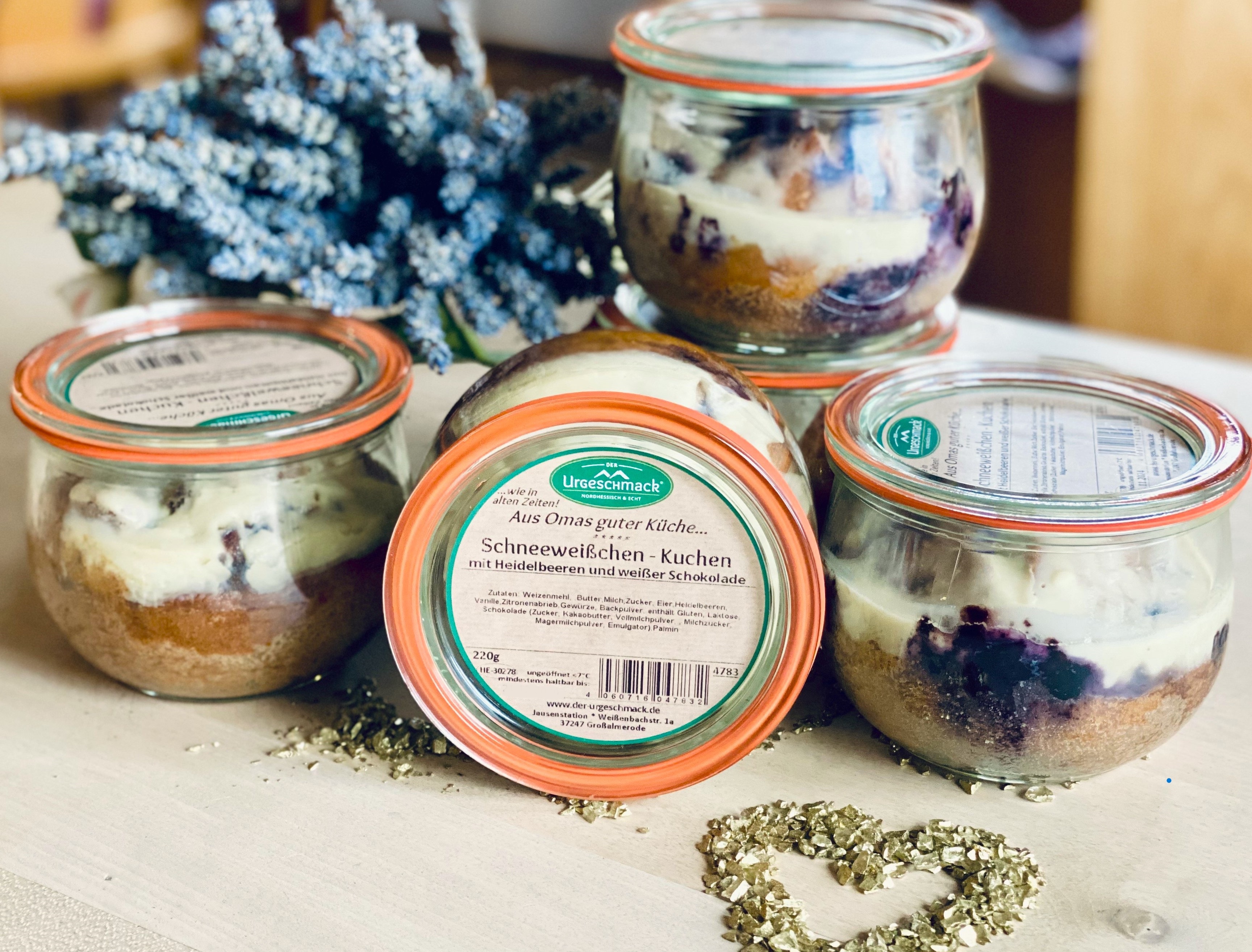 Schneeweißchen - Kuchen im Glas Schneeweißchen - Kuchen im Glas