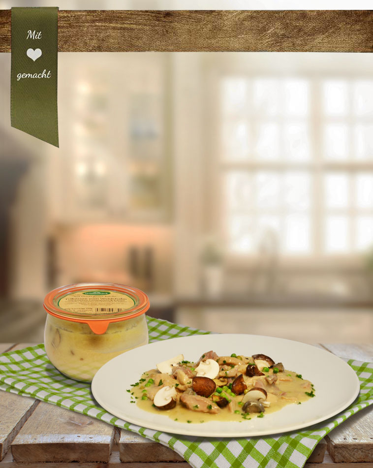 Frikassee vom Hähnchen Frikassee vom Hähnchen