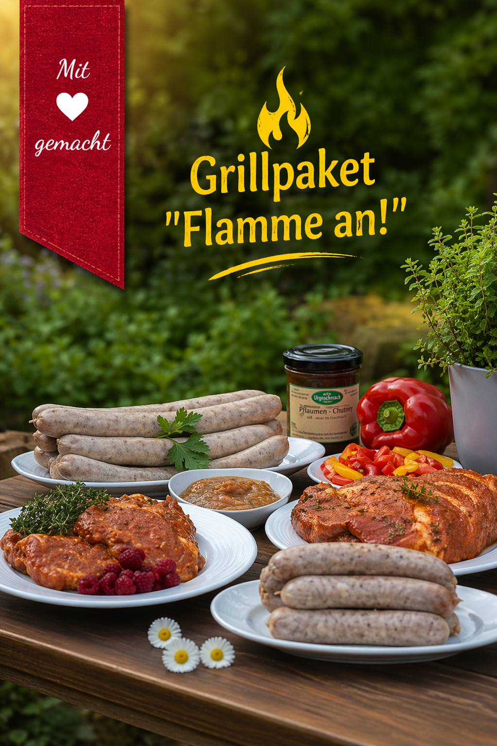 Flamme an! - Starter Grillpaket