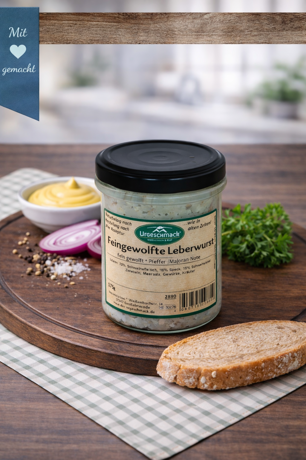 Feine Leberwurst im Glas